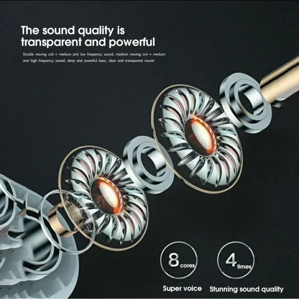 White Wireless Stereo Headset V5.0